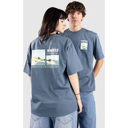 Penfield Block Landscape Graphic T-shirt blue fusion Cene