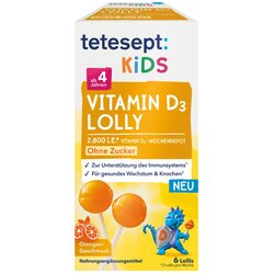 TETESEPT Kids Vitamin D3 Lolly - 6 Komadi Cene