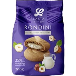 Lasta Keks Rondini bijeli lješnjak 200 g Cene