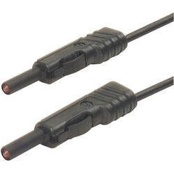 SKS Hirschmann 4 mm test lead\, contact-protected\, stackable\, 50 cm, (20423284) Cene