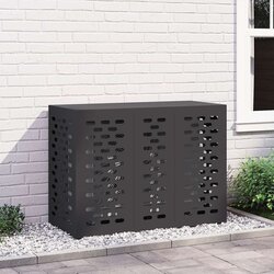  Pokrivač za klima uređaj Crna 110x50x80 cm Čelik Cijene