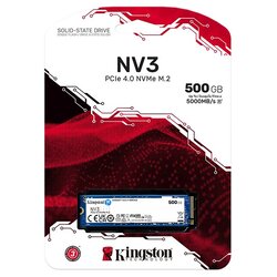 SSD Kingston 500GB M.2 NVMe PCIe 4.0 SNV3S/500G NV3 Series Cene