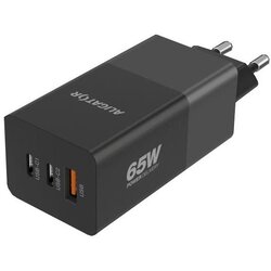 ALIGATOR CHPD0027 - GaN PD 65W brzi punjač, 2x USB-C + USB-A, crna Cene