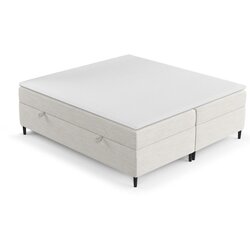 Maison de Rêve Kremno bela boxspring postelja s prostorom za shranjevanje 160x200 cm Araya – Cene