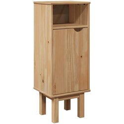 Maison Chic kopalniška stenska omarica - kopalniške omarice otta 35x30x55 cm trdna borovina, (21794930) Cene