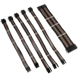 Kolink Core Adept Braided Cable Extension Kit - Black /Gunmetal Cene