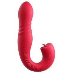 HoneyPlayBox Vibrator za G točko in klitoris - JOI Thrust 2 Pressure Sensing, z aplikacijo, rdeč Cene