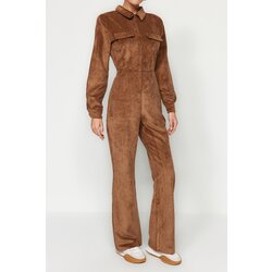 Trendyol Brown Velvet Woven Jumpsuit Cijene