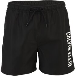 Calvin Klein Swimwear Kupaće hlače crna / bijela Cene