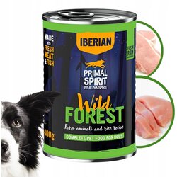 Alpha Spirit Primal Spirit konzerva za pse - Wild forest 400g Cene