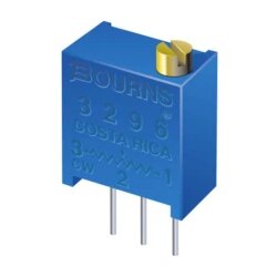 Bourns cermet trim potenciometar, 25 okretaja, 50 kω, 0,5 w, tht, vrh, 3296Y-1-503L cermet trimer linearno 0.5 w 50 kΩ 9 ° 1 st. Cene