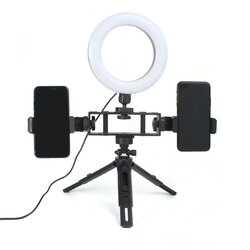 Drzac K316 2u1 držač za mobilne telefone sa led lampom Cene
