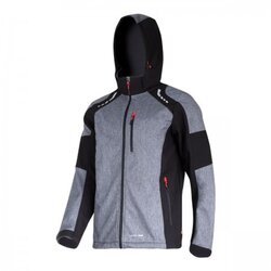 Lahti "softshell" jakna s kapuljačom sivo-crna M Cene