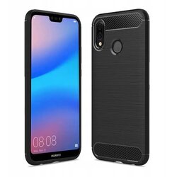 Carbon ovitek za HUAWEI P20 LITE črn Cene