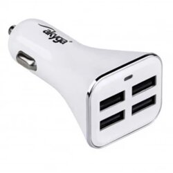Akyga USB punjač 34 W osobno vozilo Izlazna struja maks. 6.8 A USB Broj izlaza: 4 x Cene