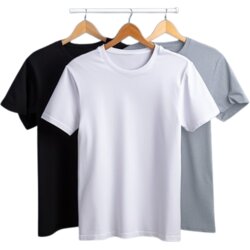GLT Unisex majice kratkih rukava, 3 komada, Bela, crna i siva Cene
