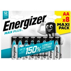 ENELOOP PILHAS ALCALINAS ENERGYR MAX PLUS AA LR6, PACOTE COM 8 UNIDADES, PARA MONITORES E CONTROLES REMOTOS., (5000261561) Cene