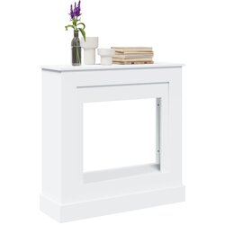  Okvir za kamin bijeli 90 x 30 x 90 cm od konstruiranog drva