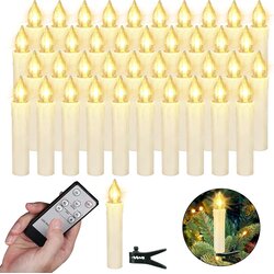 ZIYOUDOLI 40x LED sveča za božično drevo z daljincem Cene