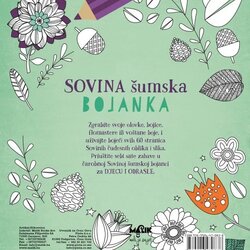 MALIK knjiga Sovina šumska bojanka Cene