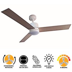 ENT-Line plafonski ventilator 132cm 3 elise Cene