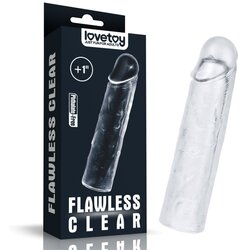 Lvtoy Flawless Clear Penis Sleeve Add 1'' Cene