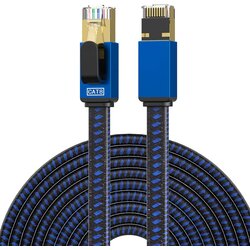 LEKVKM 25m ethernet lan kabel najlonsko pleten, RJ45 odprta embalaža Cene