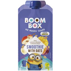 Boom box smoothie hruška, mango, banana in pasijonka, 200 g Minion Cene