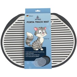 NOBRAND Podmetač za mačji WC Soft Touch Track Mat - Srebrne boje Cene