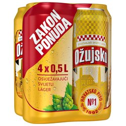 Ožujsko svijetlo lager pivo 0,5 l 4 pack limenke Cene