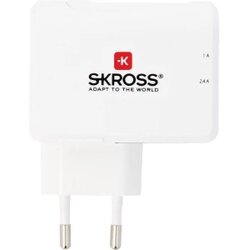 Skross 2.800111 USB punjač Utičnica Izlazna struja maks. 3.4 A 2 x Muški konektor USB Cene