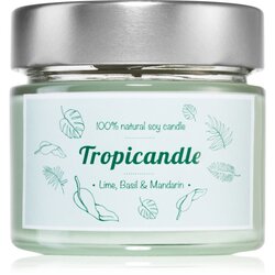 Tropicandle Lime, Basil & Mandarin dišeča sveča 150 ml Cene