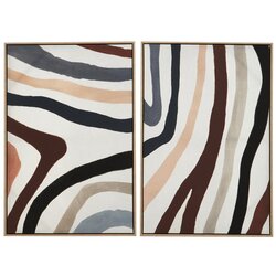 Premier Housewares Slike v kompletu 2 ks z okvirjem/na platnu 63x93 cm Astratto – Cene