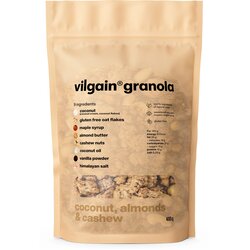 Vilgain Granola - kokos, mandlji in indijski oreščki Cene