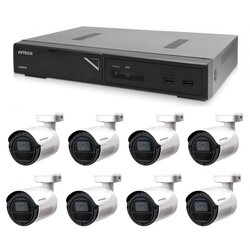 Avtech Komplet kamera 1x NVR AVH2109AX i 8x 2MPX IP Bullet kamera DGM2103SV + 8x UTP kabel 1x RJ45 - 1x RJ45 Cat5e 15m! Cene