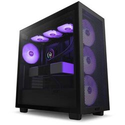 NZXT CASE H7 FLOW BLACK RGB Mini-ITX, Micro-ATX, ATX Mid-Tower, 4x fans Cene