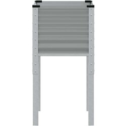 vidaXL Vrtna sadilica siva 45x45x88 cm čelična Cijene