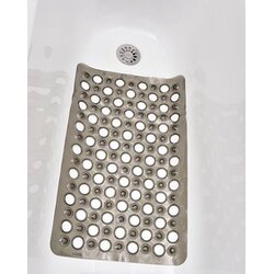 Tendance podloga za kadu 60 x 38 cm sa rupama PVC, siva Cijene