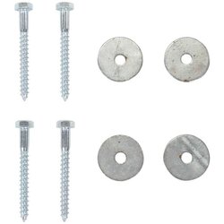  Zemaljska sidra 4 pcs Srebrna Ø10 x 60 cm Galvanizirani metal - 4 Cijene
