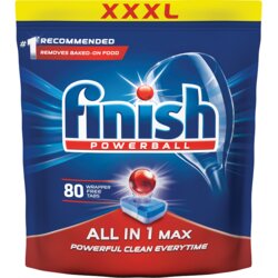 Finish All in One Max regular tablete za strojno pranje posuđa 80 tableta Cene
