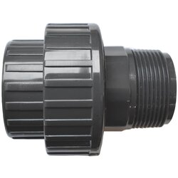 Boni-shop PVC-U Navojna Spojka 1 Col IG x AG Enostavna montaža, visoka odpornost, (5000081650) Cene