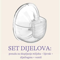 Lansinoh Set rezervnih dijelova za nosive pumpe za izdajanje Cene
