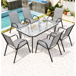 ProGarden sto sa 6 stolica 001/set siva Cene