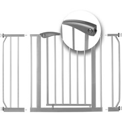 Nukido Gray Safety Gate - Adjustable Barrier for Child Safety 75-115 cm, (21740445) Cene