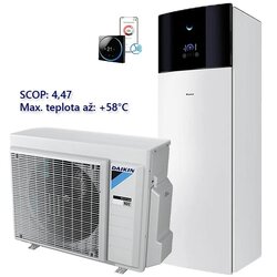 Daikin SAMOSTOJEČA TOPLOTNA ČRPALKA ALTHERMA 3 ERGA06EVH + EHVH08S23E9W 6kW z vgrajenim 230l bojlerjem - Cene