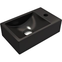 Bocchi milano nadgradni lavabo 37cm crna mat desni 1419-004-0126 Cene