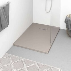 vidaXL Kad za tuš SMC rjava 100x70 cm Cene