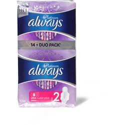 Always pads ulošci Always Platinium Super Duo 14/1 Cene