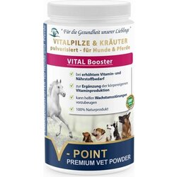 V-POINT vitamin booster - zdravilna goba in premium zeliščni prah za pse in konje Cene