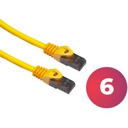 UltraLAN Patchcord kabl UTP cat.6 2m (žuti) Cene